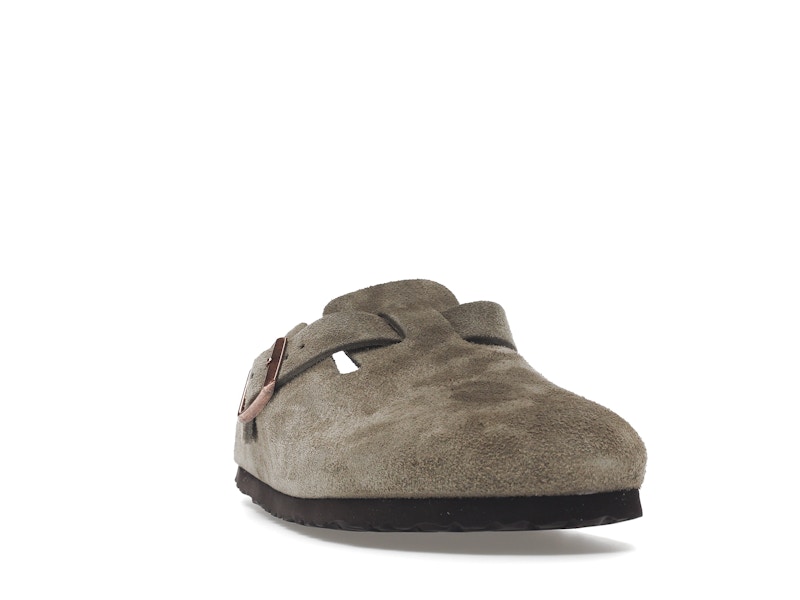 Birkenstock Boston Soft Footbed Suede Taupe (Narrow Fit) - image 8