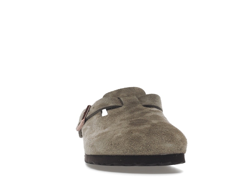 Birkenstock Boston Soft Footbed Suede Taupe (Narrow Fit) - image 9
