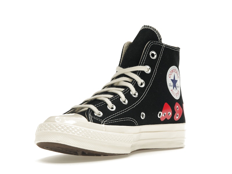Converse Chuck Taylor All Star 70 Hi Comme des Garcons PLAY Multi-Heart Black - image 14