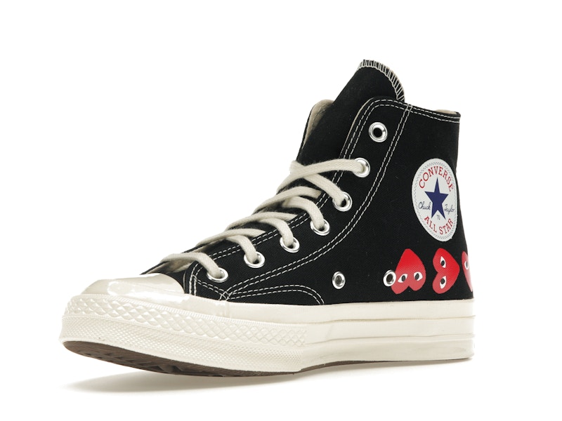 Converse Chuck Taylor All Star 70 Hi Comme des Garcons PLAY Multi-Heart Black - image 15