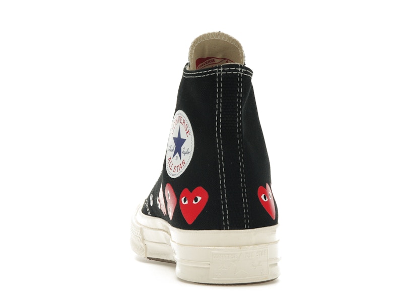Converse Chuck Taylor All Star 70 Hi Comme des Garcons PLAY Multi-Heart Black - image 27
