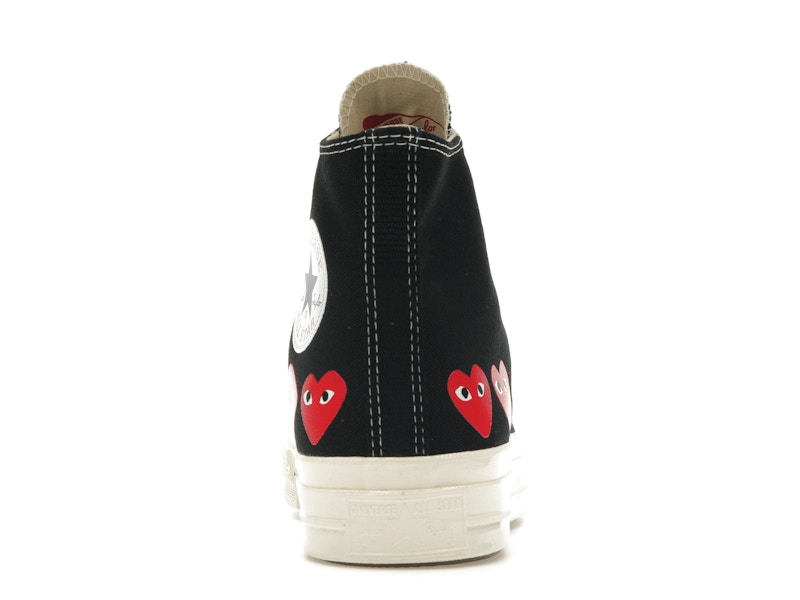 Converse Chuck Taylor All Star 70 Hi Comme des Garcons PLAY Multi-Heart Black - image 28
