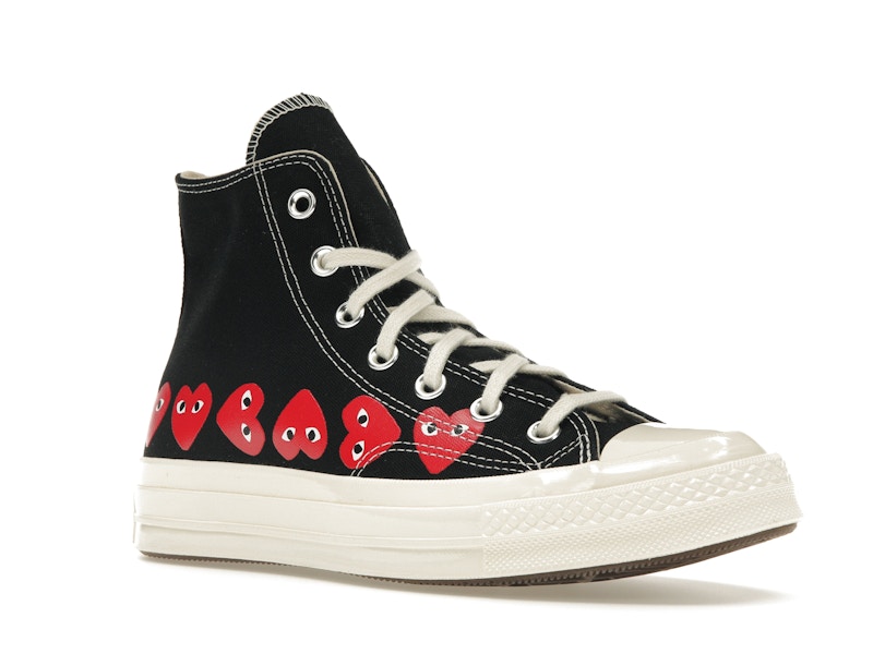 Converse Chuck Taylor All Star 70 Hi Comme des Garcons PLAY Multi-Heart Black - image 5