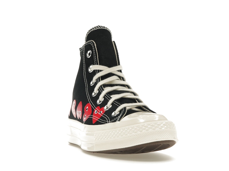 Converse Chuck Taylor All Star 70 Hi Comme des Garcons PLAY Multi-Heart Black - image 8