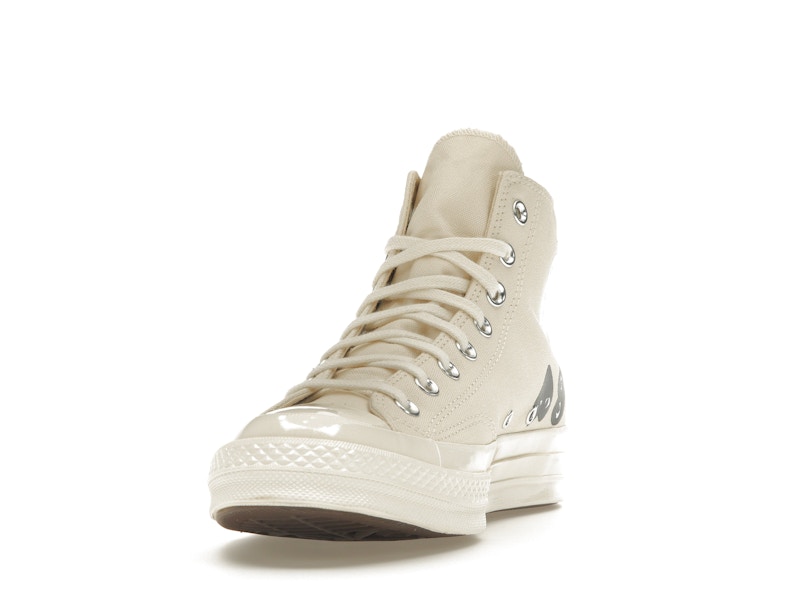 Converse Chuck Taylor All Star 70 Hi Comme des Garcons PLAY Multi-Heart Milk - image 12