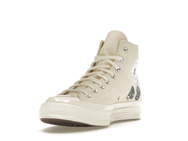 Converse Chuck Taylor All Star 70 Hi Comme des Garcons PLAY Multi-Heart Milk - image 13