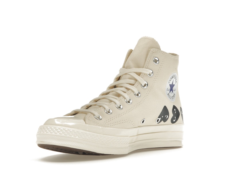 Converse Chuck Taylor All Star 70 Hi Comme des Garcons PLAY Multi-Heart Milk - image 14