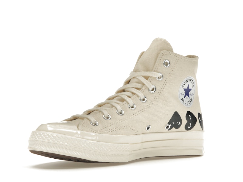 Converse Chuck Taylor All Star 70 Hi Comme des Garcons PLAY Multi-Heart Milk - image 15