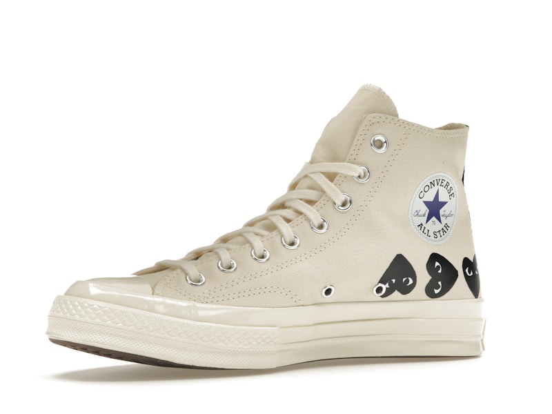 Converse Chuck Taylor All Star 70 Hi Comme des Garcons PLAY Multi-Heart Milk - image 16