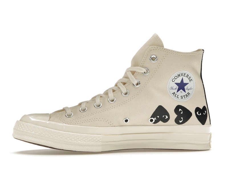 Converse Chuck Taylor All Star 70 Hi Comme des Garcons PLAY Multi-Heart Milk - image 18
