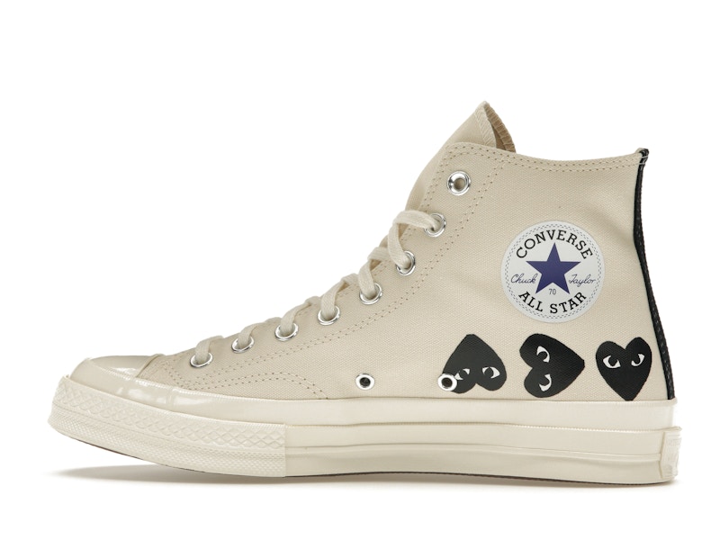 Converse Chuck Taylor All Star 70 Hi Comme des Garcons PLAY Multi-Heart Milk - image 20