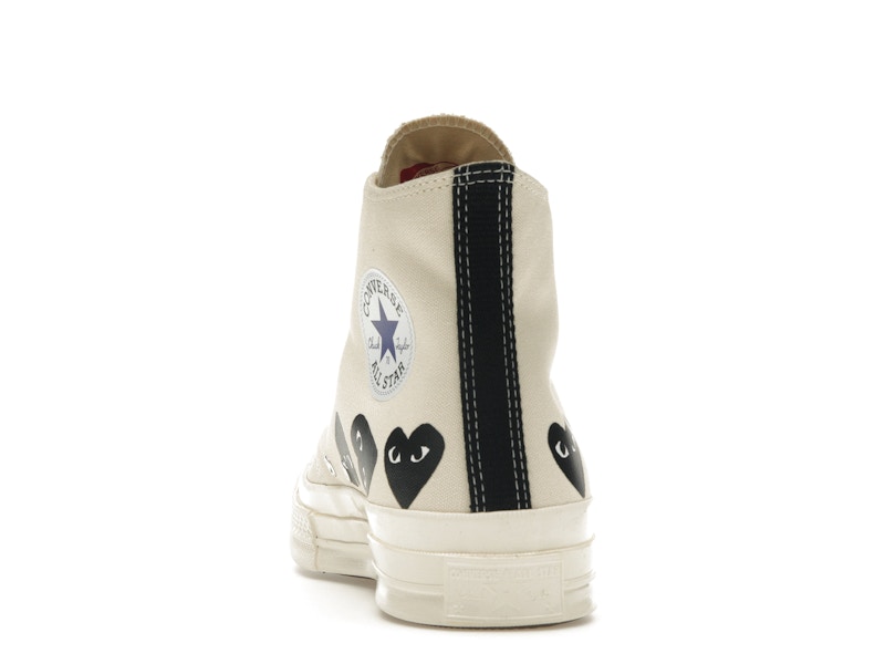 Converse Chuck Taylor All Star 70 Hi Comme des Garcons PLAY Multi-Heart Milk - image 27