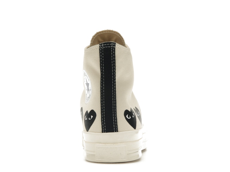 Converse Chuck Taylor All Star 70 Hi Comme des Garcons PLAY Multi-Heart Milk - image 28