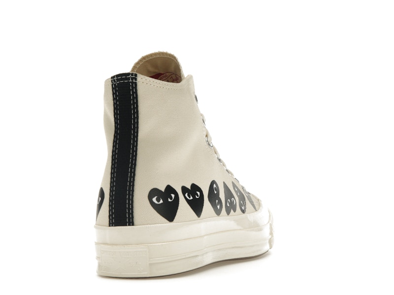 Converse Chuck Taylor All Star 70 Hi Comme des Garcons PLAY Multi-Heart Milk - image 30