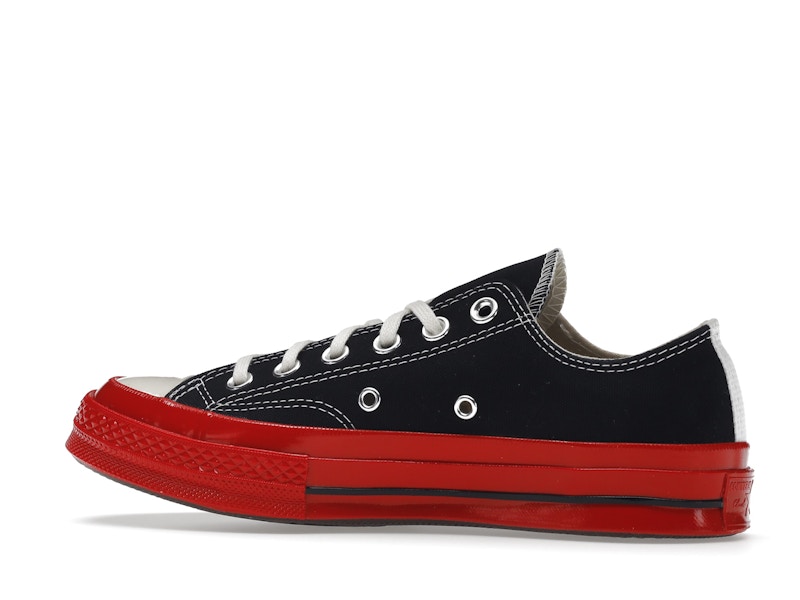 Converse Chuck Taylor All Star 70 Ox Comme des Garcons PLAY Black Red Midsole - image 21