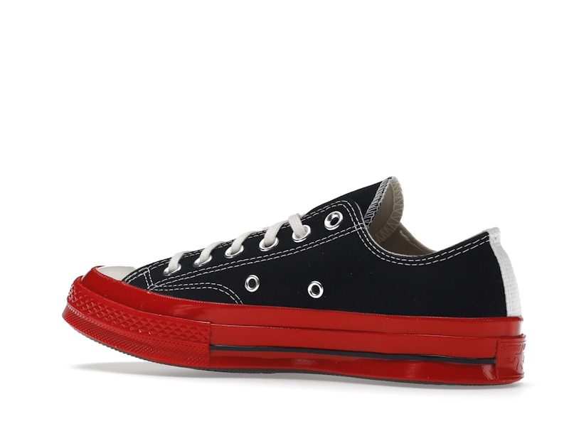 Converse Chuck Taylor All Star 70 Ox Comme des Garcons PLAY Black Red Midsole - image 22