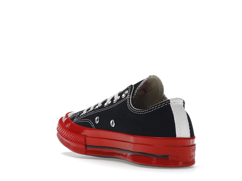 Converse Chuck Taylor All Star 70 Ox Comme des Garcons PLAY Black Red Midsole - image 25
