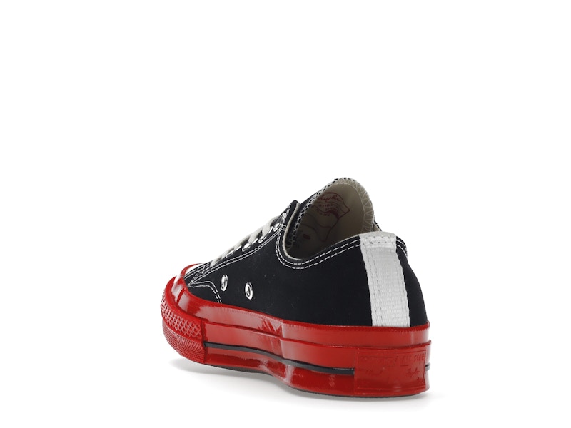 Converse Chuck Taylor All Star 70 Ox Comme des Garcons PLAY Black Red Midsole - image 26