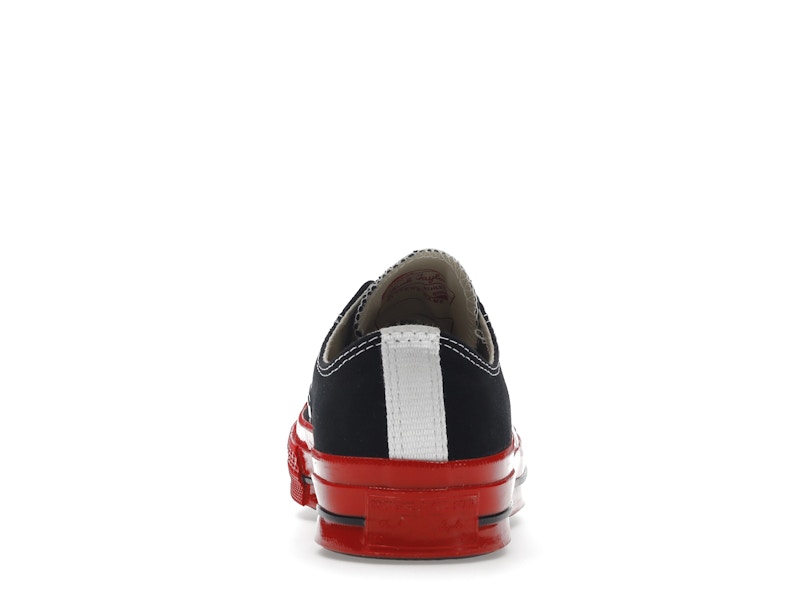 Converse Chuck Taylor All Star 70 Ox Comme des Garcons PLAY Black Red Midsole - image 28