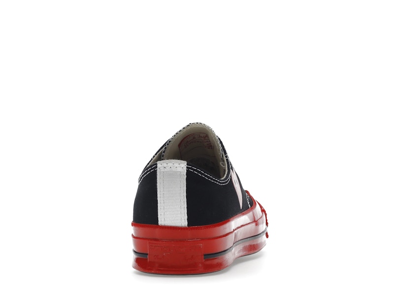 Converse Chuck Taylor All Star 70 Ox Comme des Garcons PLAY Black Red Midsole - image 29