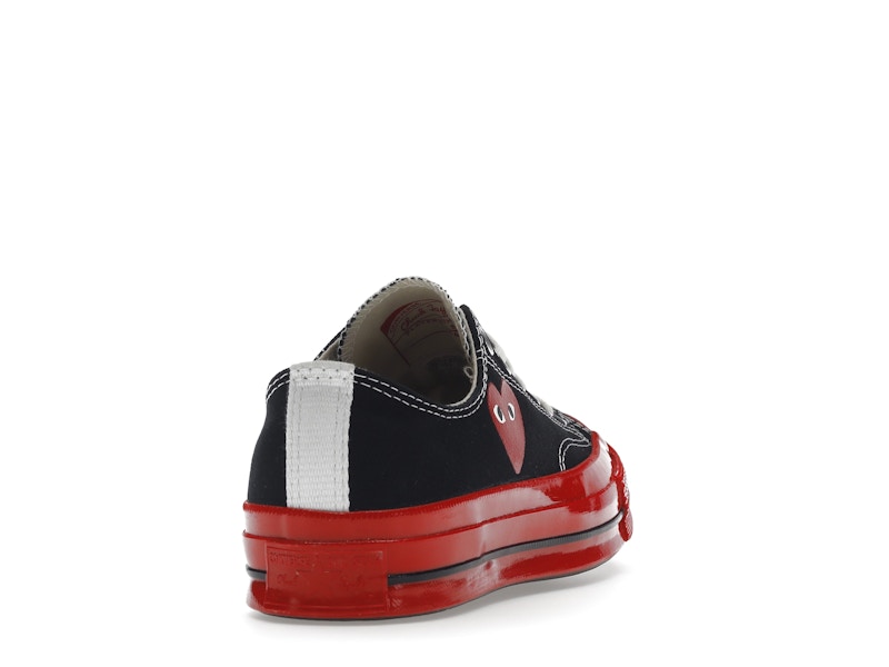Converse Chuck Taylor All Star 70 Ox Comme des Garcons PLAY Black Red Midsole - image 30