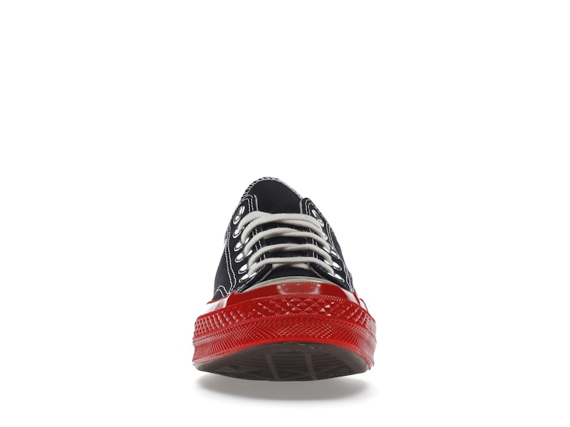 Converse Chuck Taylor All Star 70 Ox Comme des Garcons PLAY Black Red Midsole - image 10