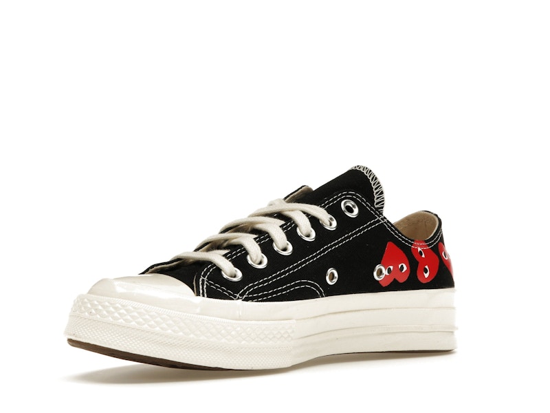 Converse Chuck Taylor All Star 70 Ox Comme des Garcons PLAY Multi-Heart Black - image 15