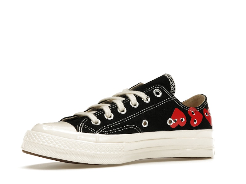 Converse Chuck Taylor All Star 70 Ox Comme des Garcons PLAY Multi-Heart Black - image 16