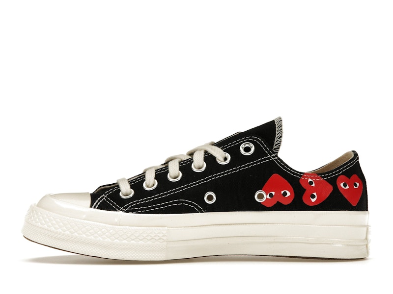 Converse Chuck Taylor All Star 70 Ox Comme des Garcons PLAY Multi-Heart Black - image 19