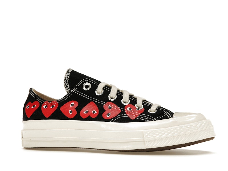 Converse Chuck Taylor All Star 70 Ox Comme des Garcons PLAY Multi-Heart Black - image 3