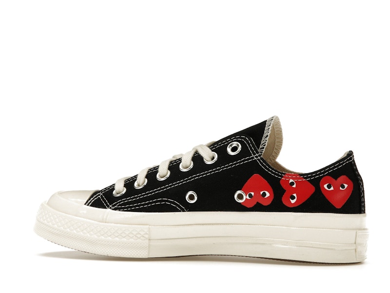 Converse Chuck Taylor All Star 70 Ox Comme des Garcons PLAY Multi-Heart Black - image 21