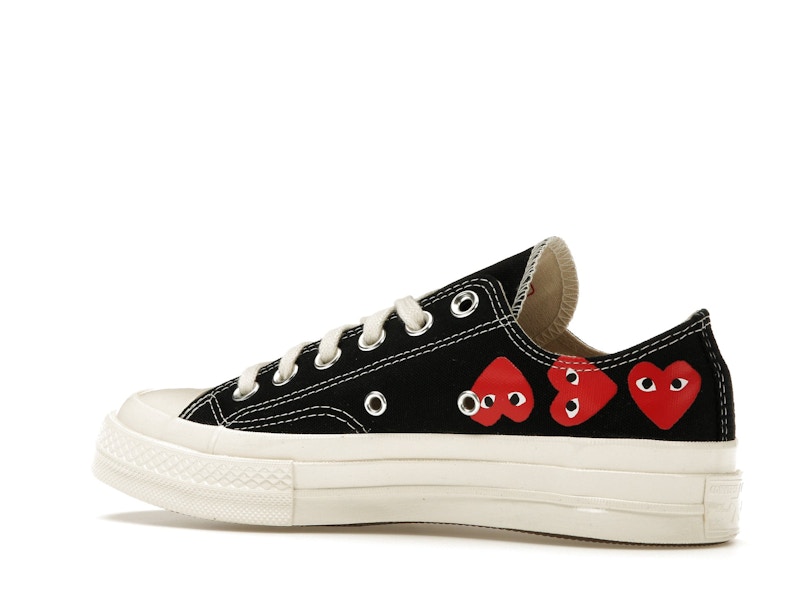 Converse Chuck Taylor All Star 70 Ox Comme des Garcons PLAY Multi-Heart Black - image 22
