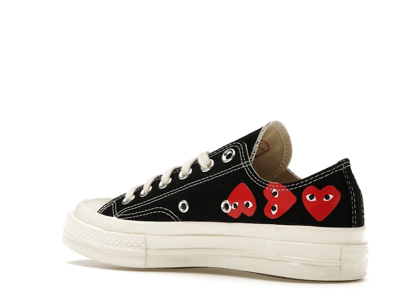 Converse Chuck Taylor All Star 70 Ox Comme des Garcons PLAY Multi-Heart Black - image 23