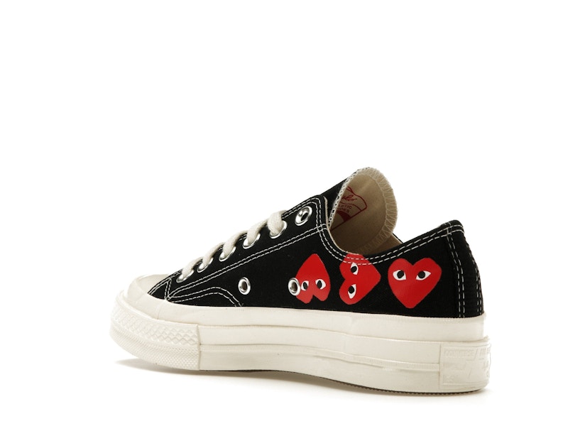 Converse Chuck Taylor All Star 70 Ox Comme des Garcons PLAY Multi-Heart Black - image 24