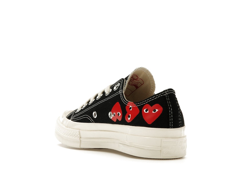 Converse Chuck Taylor All Star 70 Ox Comme des Garcons PLAY Multi-Heart Black - image 25