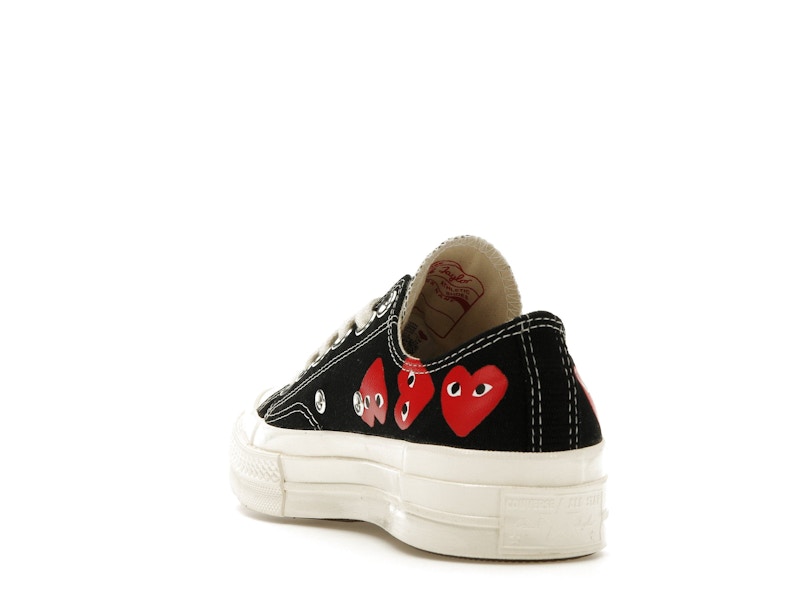 Converse Chuck Taylor All Star 70 Ox Comme des Garcons PLAY Multi-Heart Black - image 26