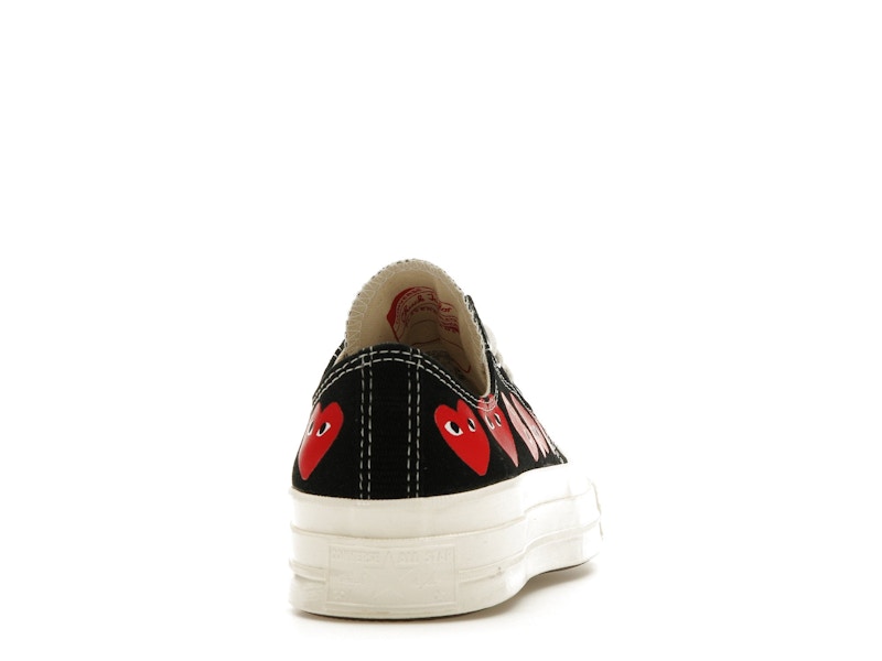 Converse Chuck Taylor All Star 70 Ox Comme des Garcons PLAY Multi-Heart Black - image 29