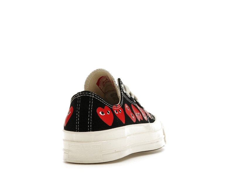 Converse Chuck Taylor All Star 70 Ox Comme des Garcons PLAY Multi-Heart Black - image 30