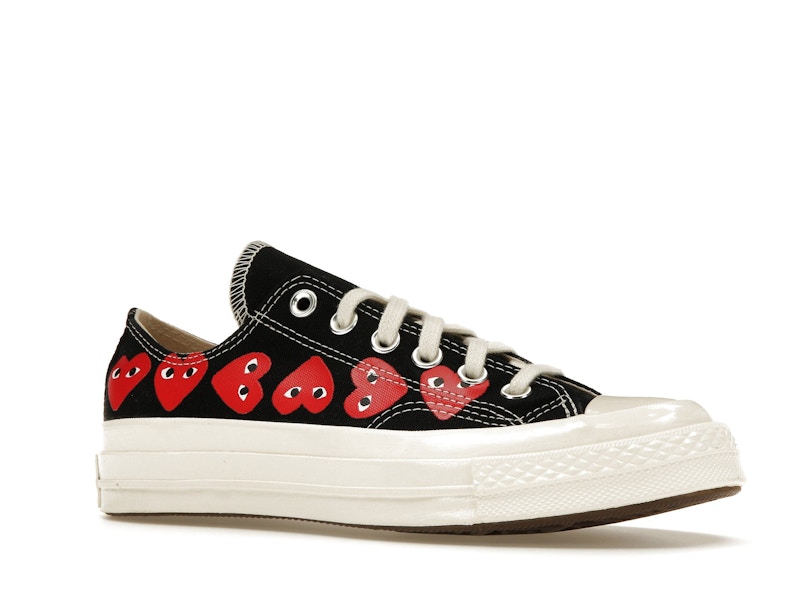 Converse Chuck Taylor All Star 70 Ox Comme des Garcons PLAY Multi-Heart Black - image 4