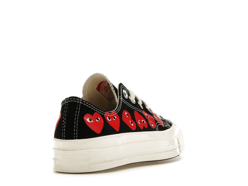 Converse Chuck Taylor All Star 70 Ox Comme des Garcons PLAY Multi-Heart Black - image 31