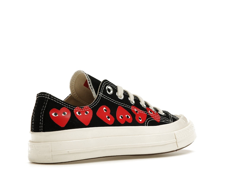 Converse Chuck Taylor All Star 70 Ox Comme des Garcons PLAY Multi-Heart Black - image 33