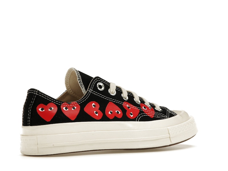 Converse Chuck Taylor All Star 70 Ox Comme des Garcons PLAY Multi-Heart Black - image 34