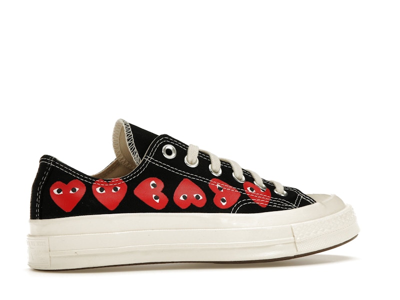 Converse Chuck Taylor All Star 70 Ox Comme des Garcons PLAY Multi-Heart Black - image 35