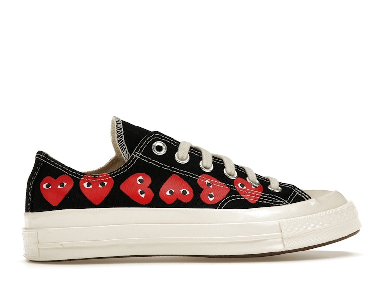 Converse Chuck Taylor All Star 70 Ox Comme des Garcons PLAY Multi-Heart Black - image 36
