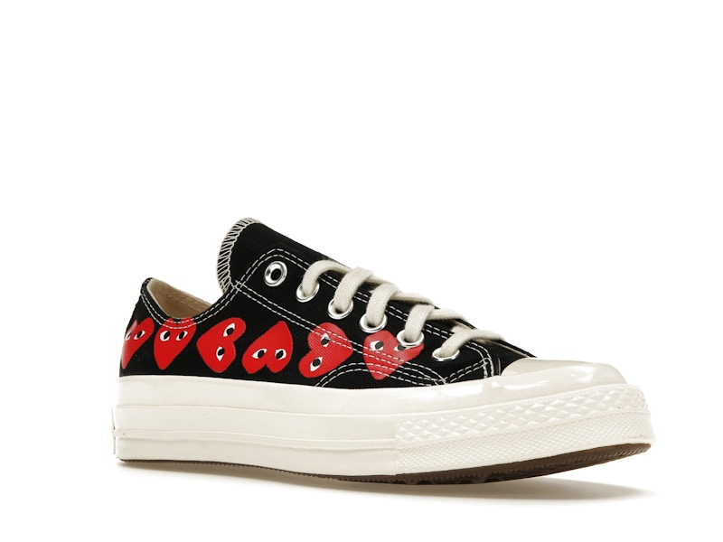 Converse Chuck Taylor All Star 70 Ox Comme des Garcons PLAY Multi-Heart Black - image 5
