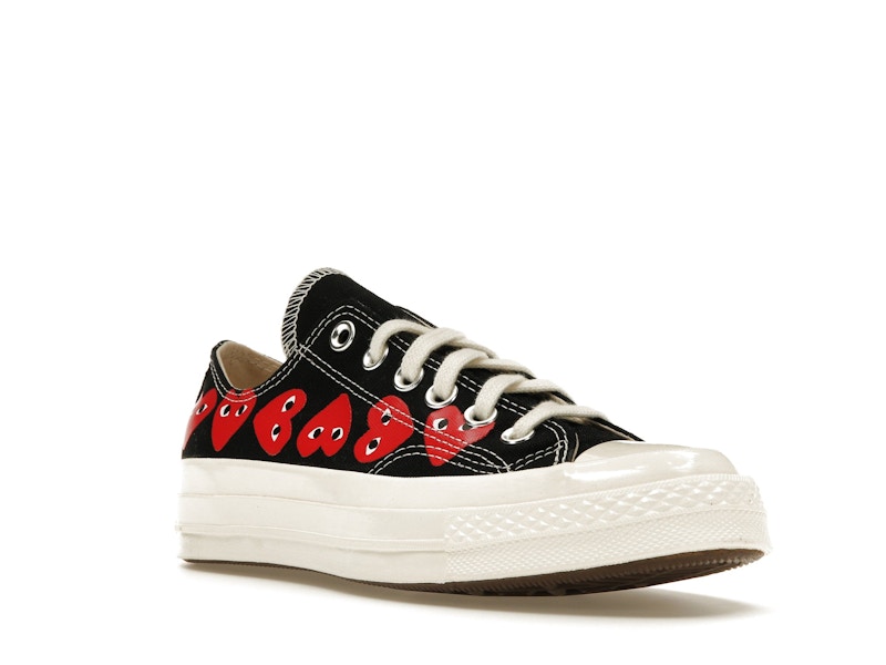 Converse Chuck Taylor All Star 70 Ox Comme des Garcons PLAY Multi-Heart Black - image 6