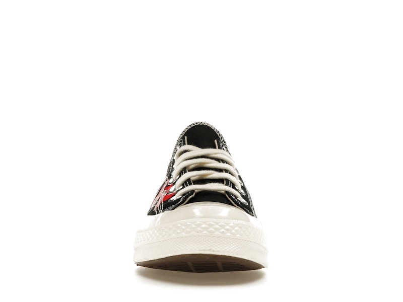 Converse Chuck Taylor All Star 70 Ox Comme des Garcons PLAY Multi-Heart Black - image 10