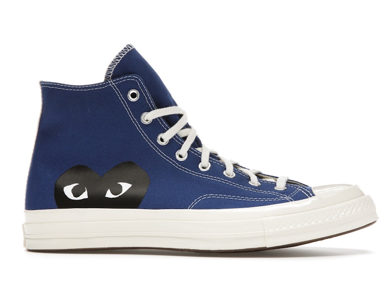 Converse Chuck Taylor All Star 70 Hi Comme des Garcons PLAY Blue Quartz - image 2