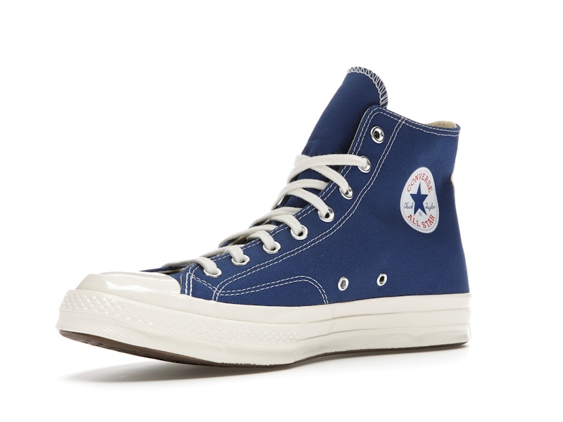 Converse Chuck Taylor All Star 70 Hi Comme des Garcons PLAY Blue Quartz - image 15