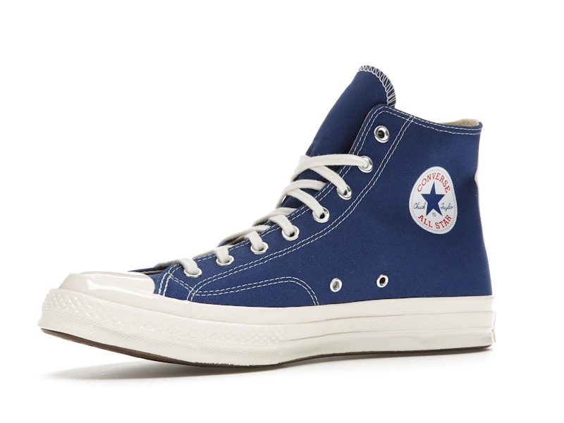 Converse Chuck Taylor All Star 70 Hi Comme des Garcons PLAY Blue Quartz - image 16